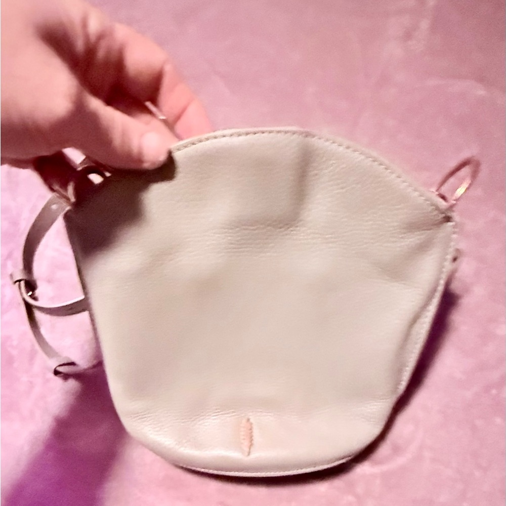 Thacker leather crossbody bag